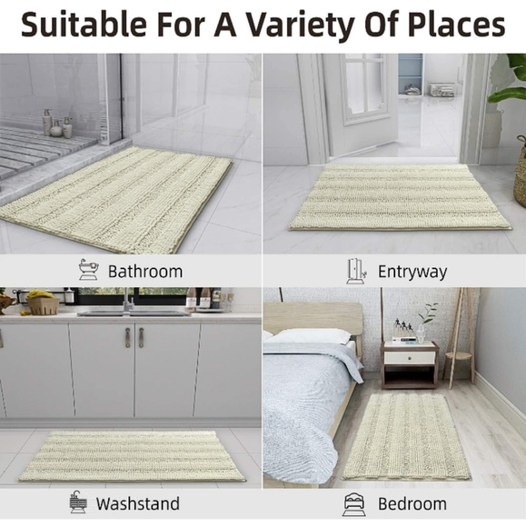 Easy-Going Plush Runner Rug 70x24 NWT Anti-Slip, Washable - Picture 6 of 6